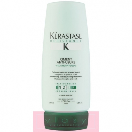 KÉRASTASE Résistance Ciment Anti-Usure posilující péče pro dlouhé vlasy 200ml