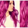 Vlasy pro metodu Pu Extension / TapeX / Tape Hair / Tape IN 60cm - růžová
